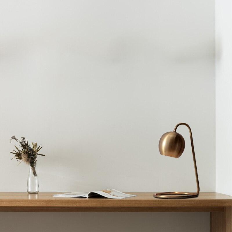 Lark - Kupferplattierte Retro-Tischlampe