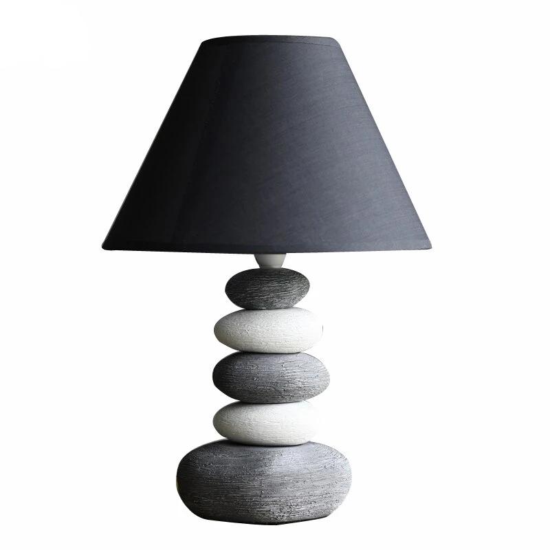 Stonia - Moderne Keramik-Steinlampe